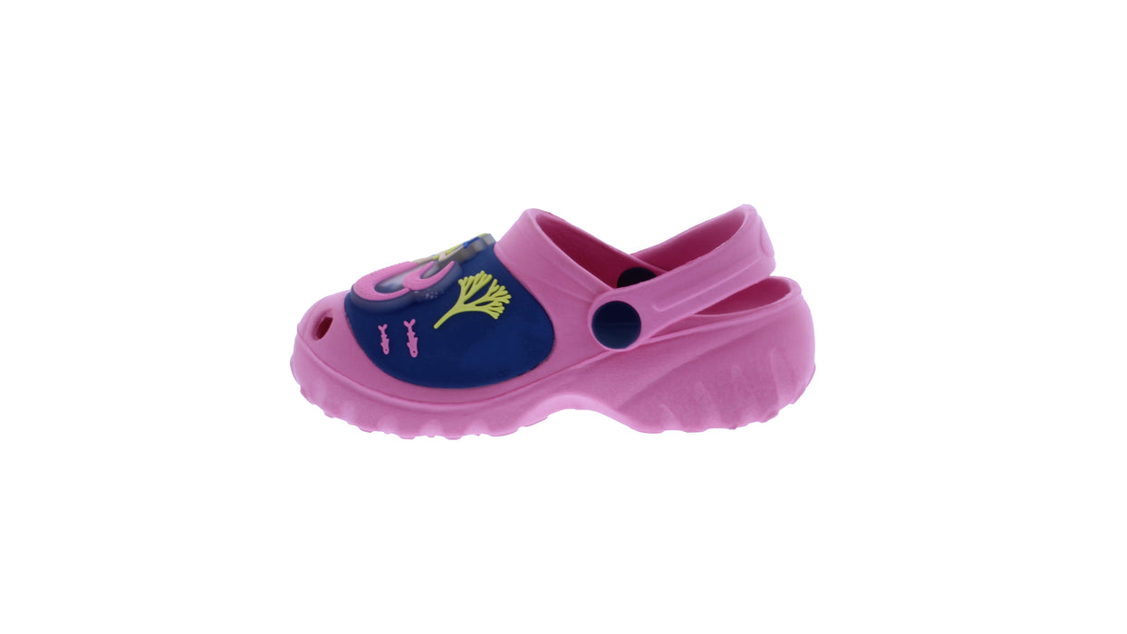 Girls Rubber Clog with Light Up Mermaid