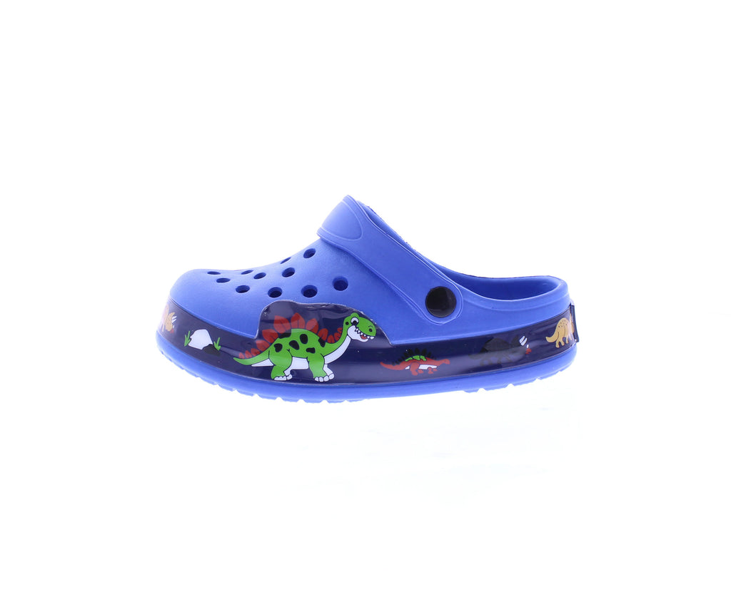 Kids Clog with Dinosaur Light Up Band