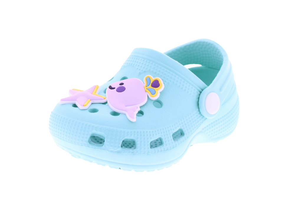 Zueco Goma Niña Sirena Iluminada