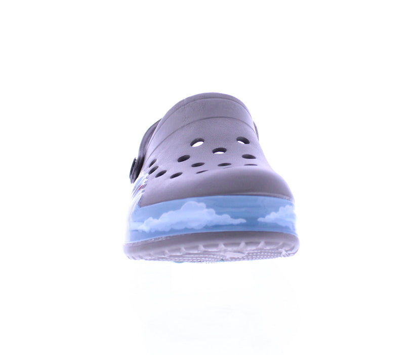 Kids Clog with Airplane Light Up Band