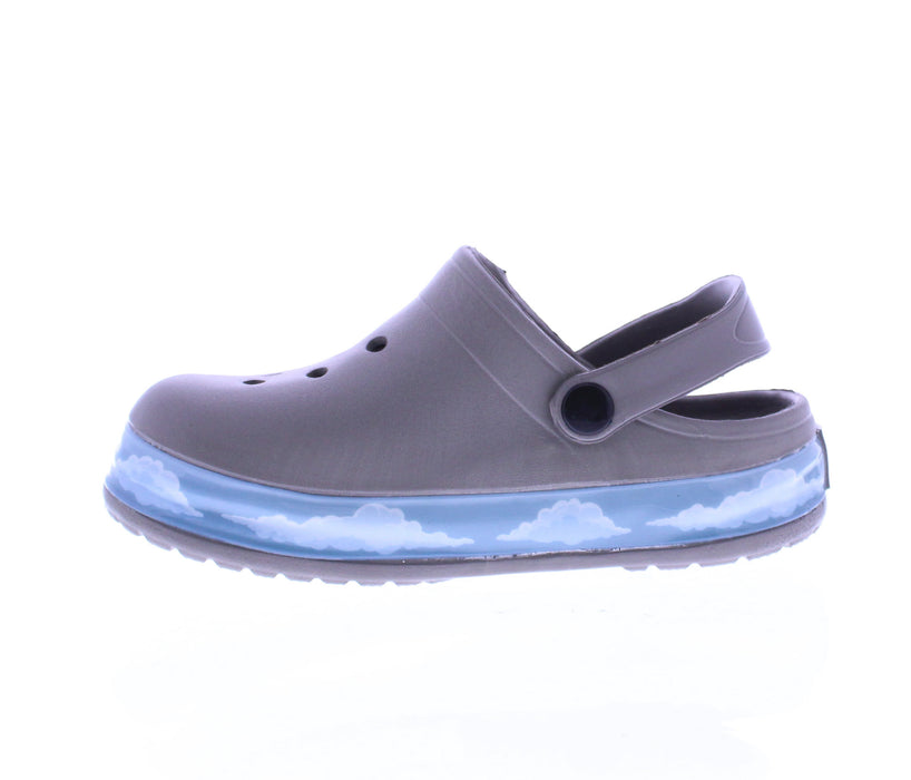 Kids Clog with Airplane Light Up Band