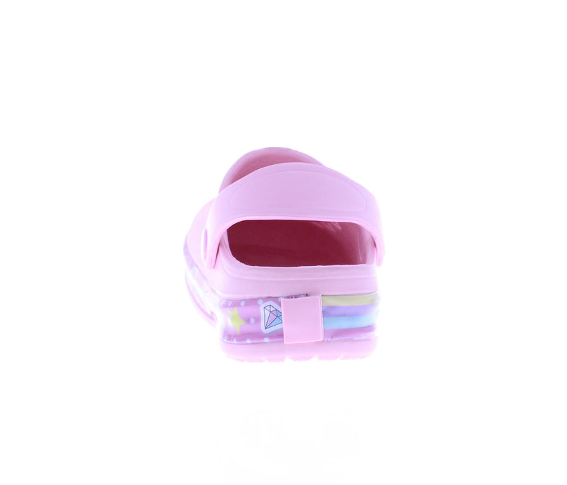 Girls Clog with Unicorn Light Up Band
