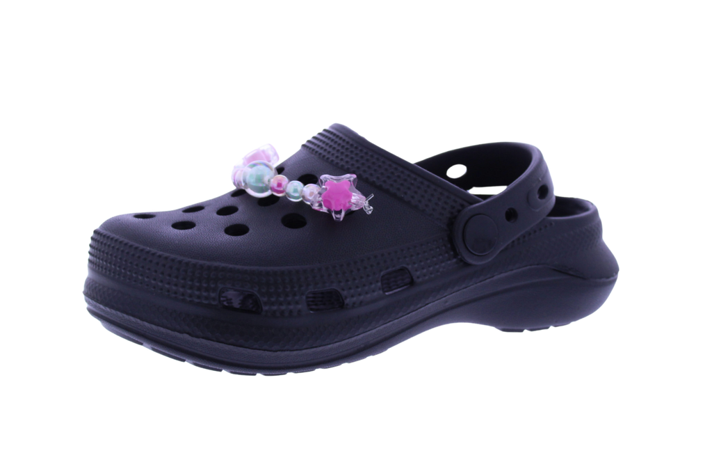 Kids Clog with Charm Chain