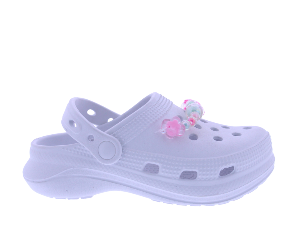 Kids Beaded Chain Clog