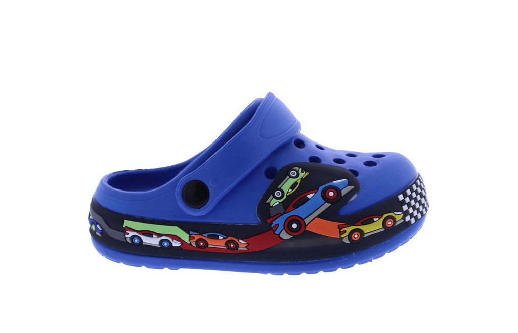 Kids Clog with a Cars Light Up Band