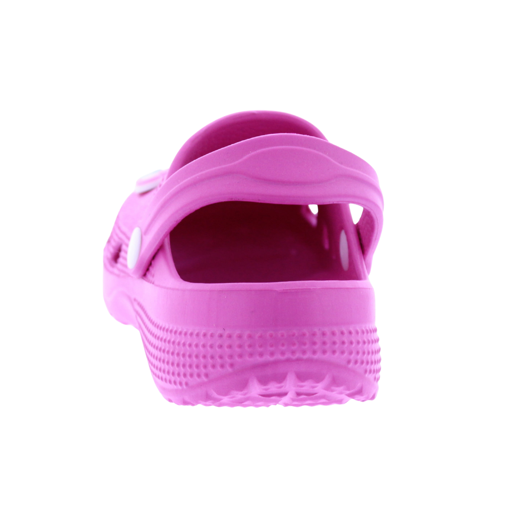 Girls Clog with Unicorn + Hearts Charms