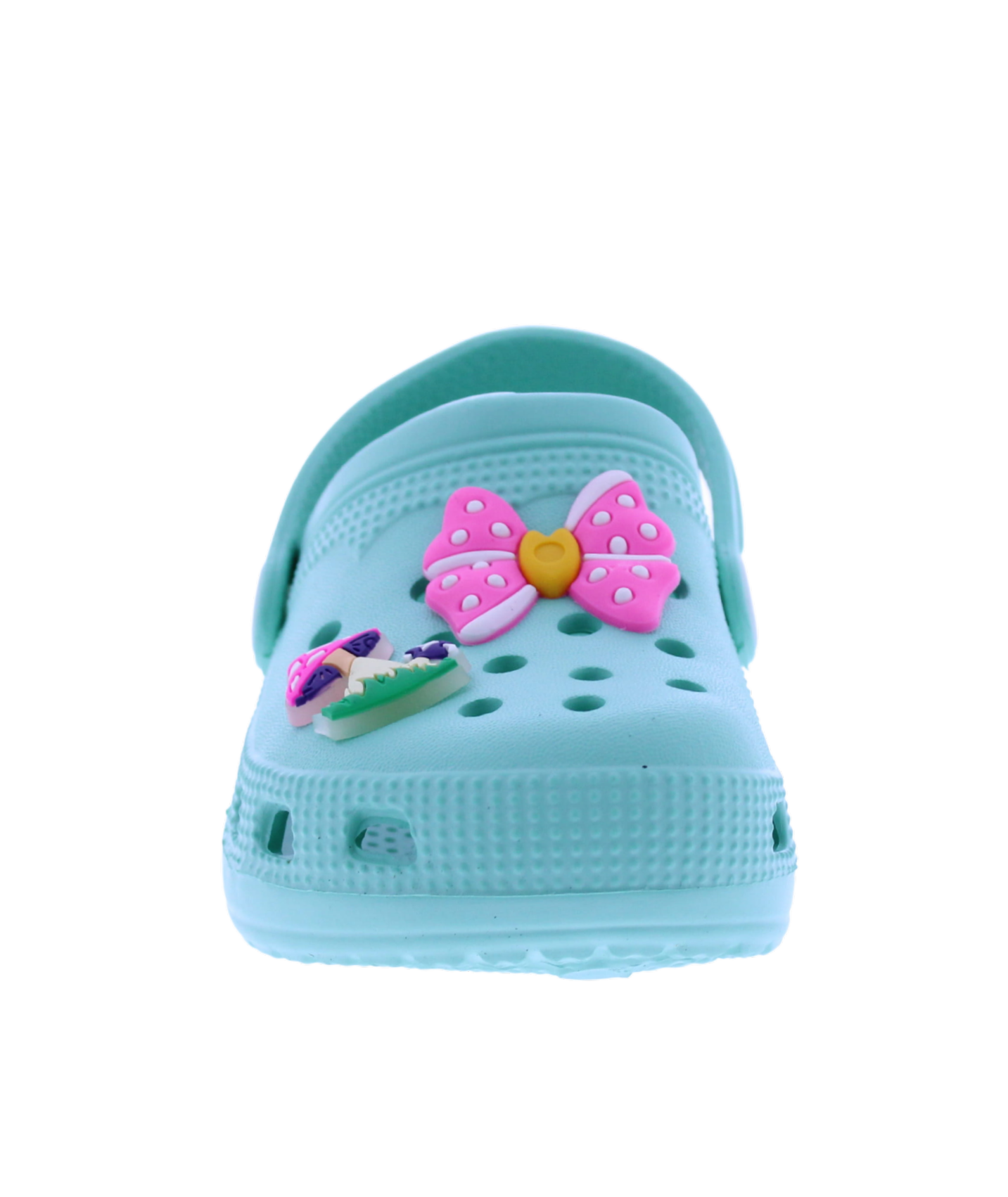 Girls Clog with Bow Charms