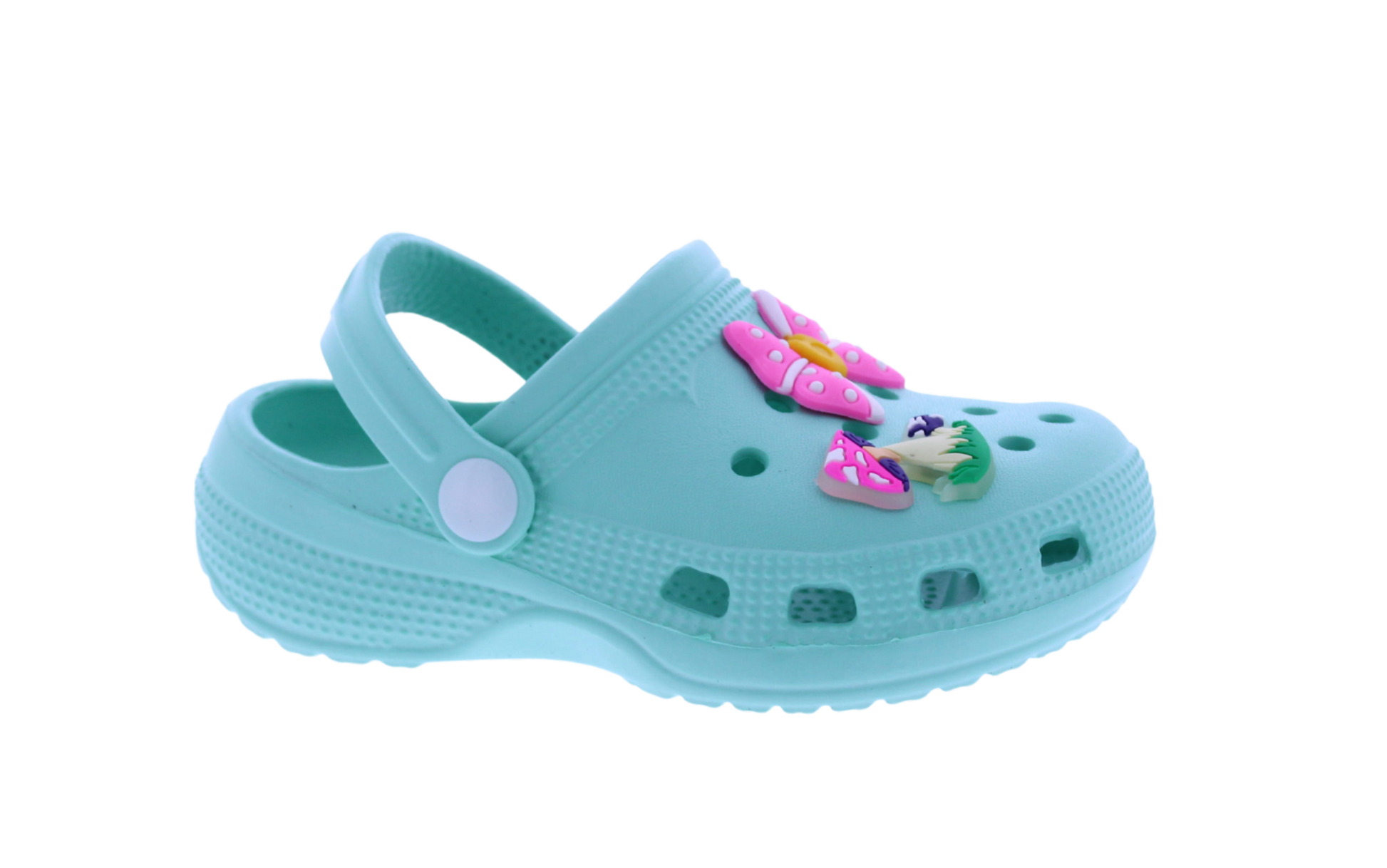 Girls Clog with Bow Charms
