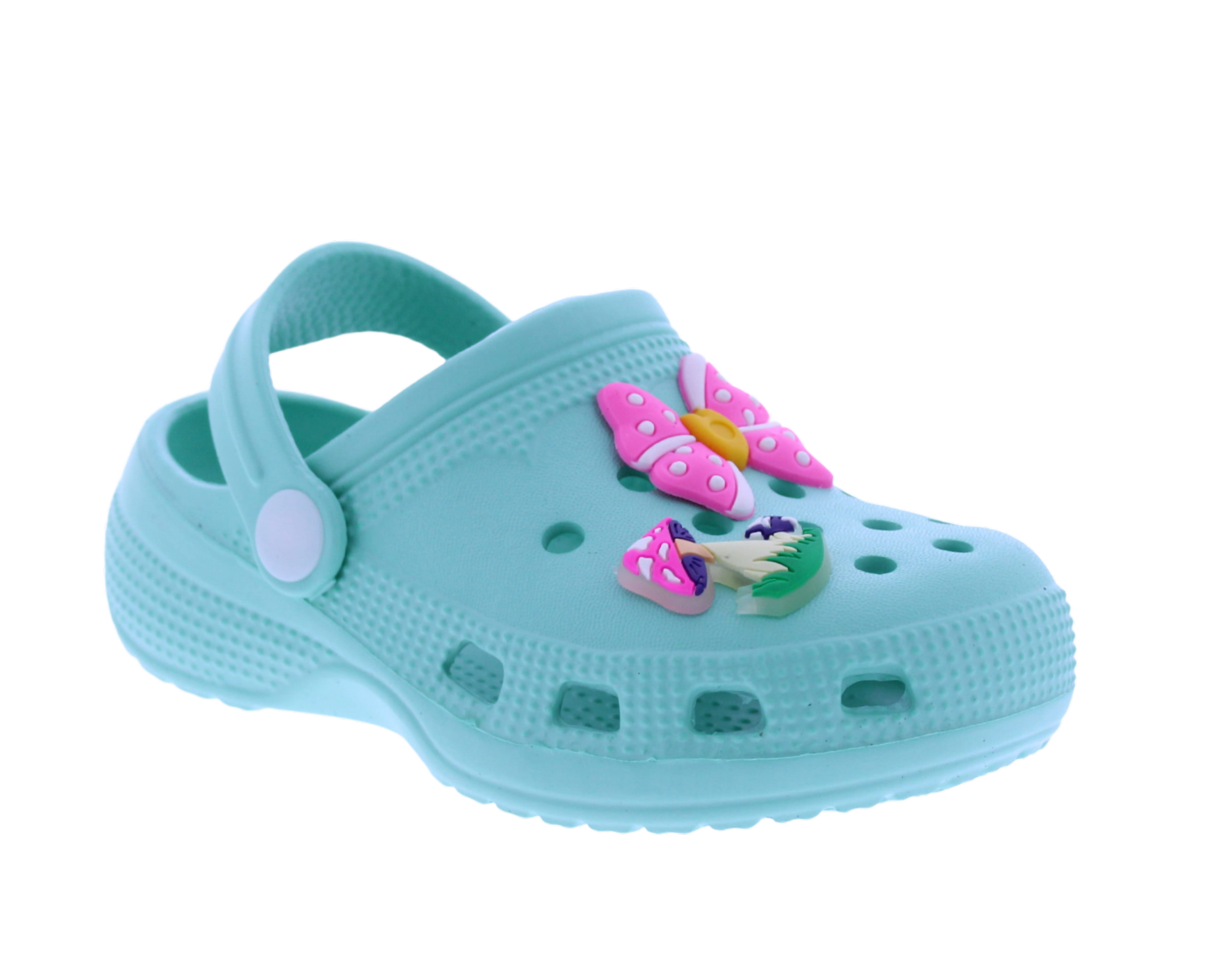 Girls Clog with Bow Charms