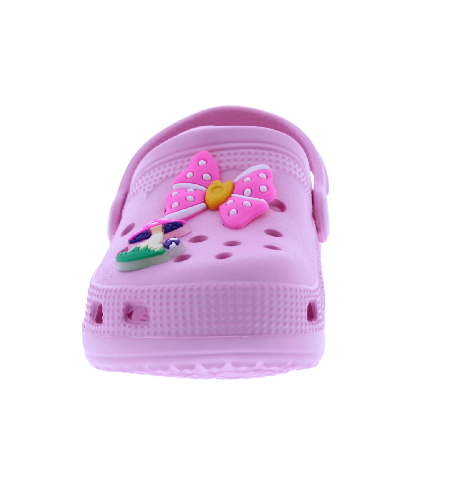 Girls Clog with Bow Charms