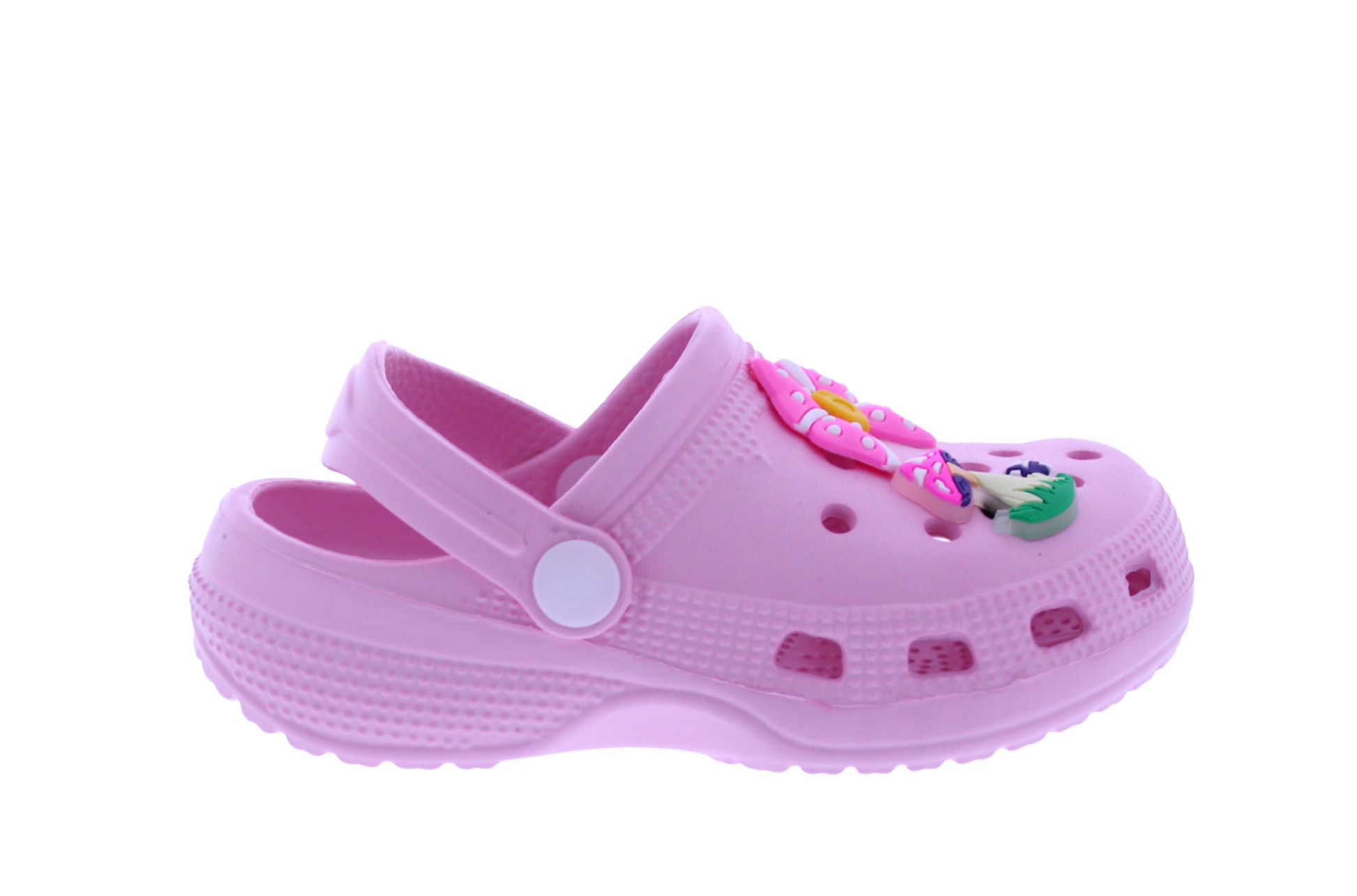 Girls Clog with Bow Charms