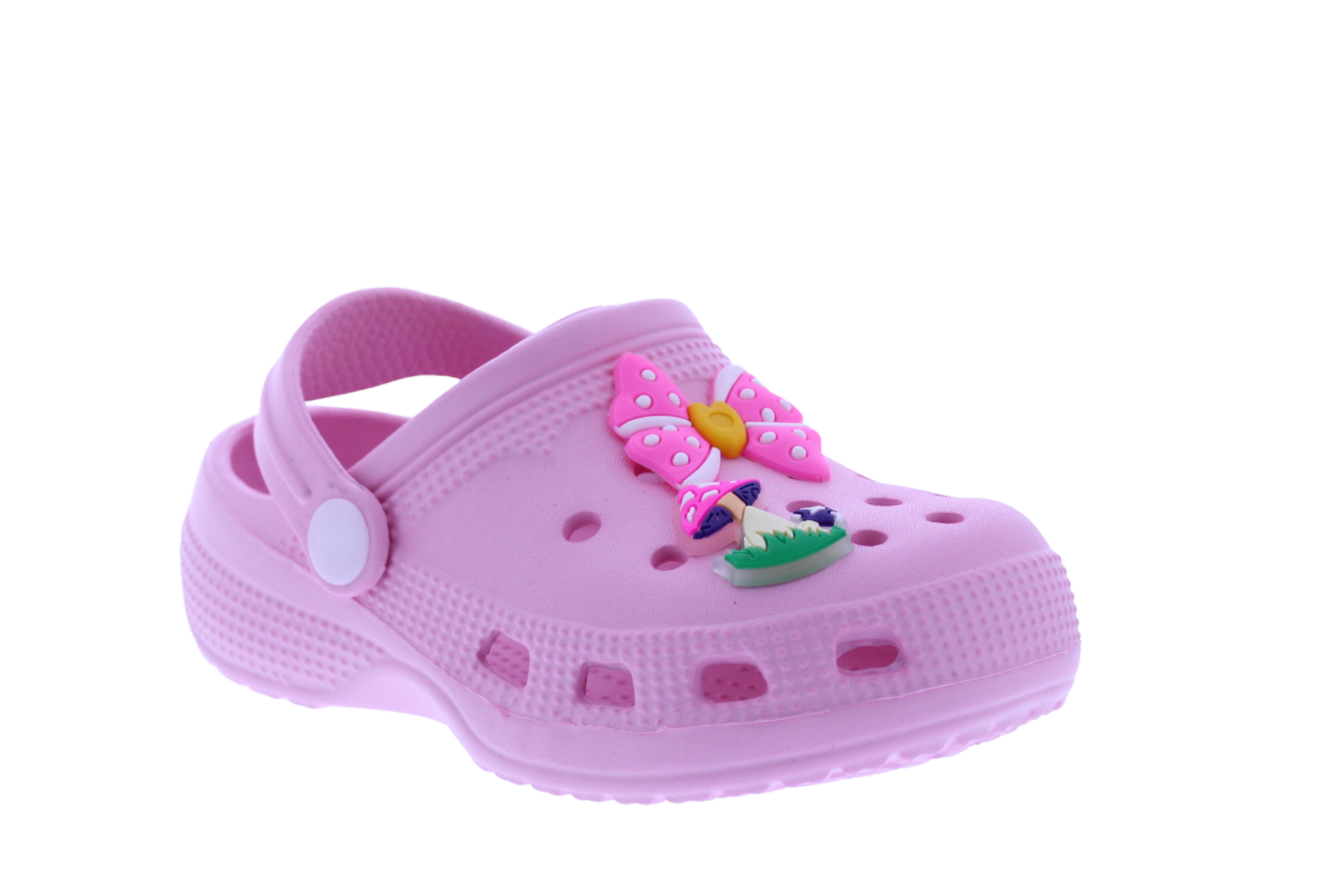 Girls Clog with Bow Charms