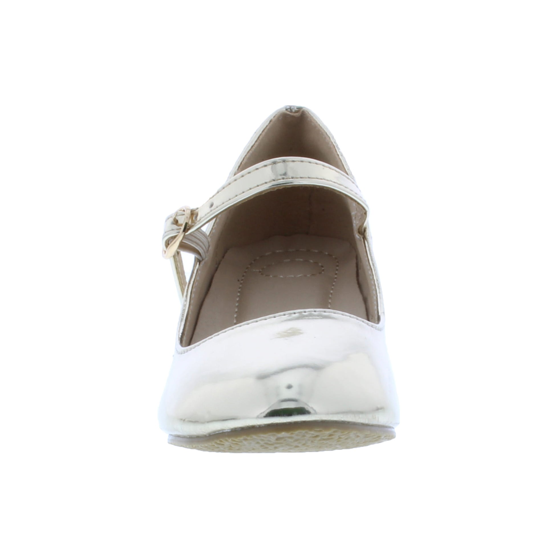 Girls Block Heel Ballerina