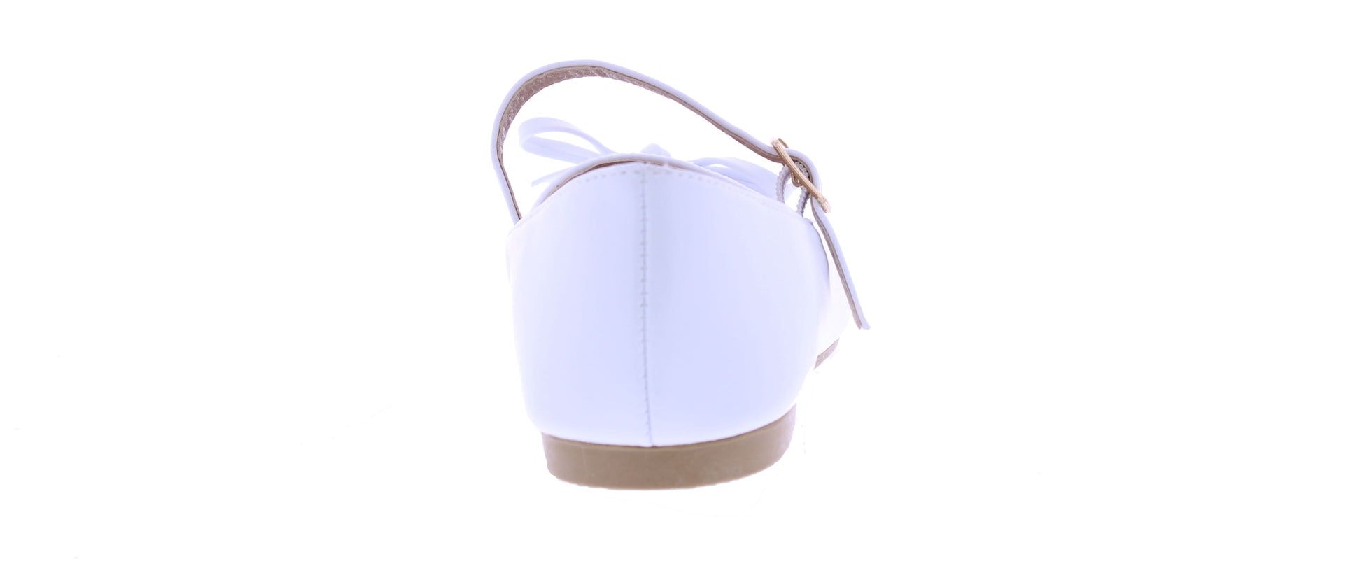 Girls Ballerina with Bow and Buckle Closure