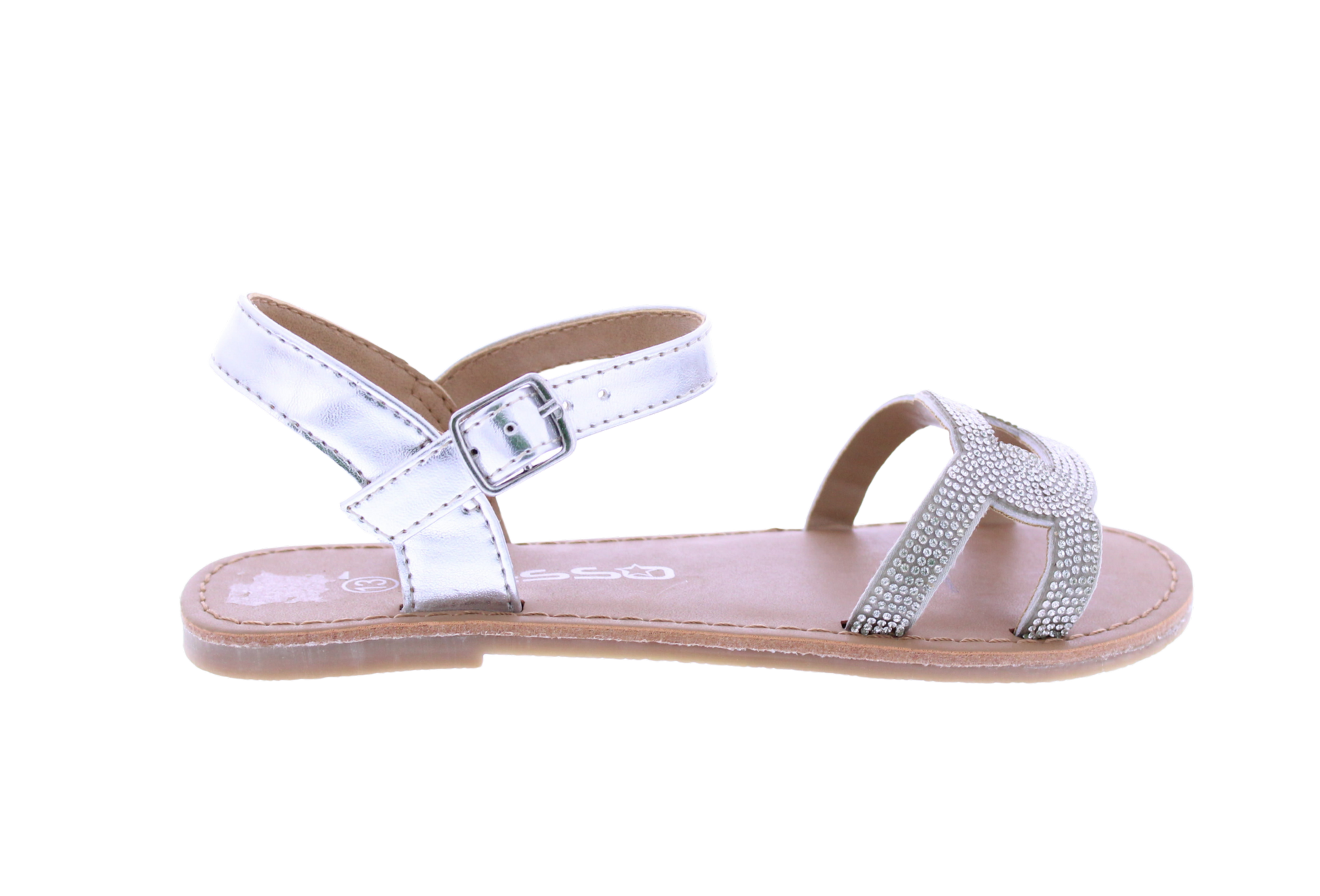 Kids Rhinestone Chain Link Sandal