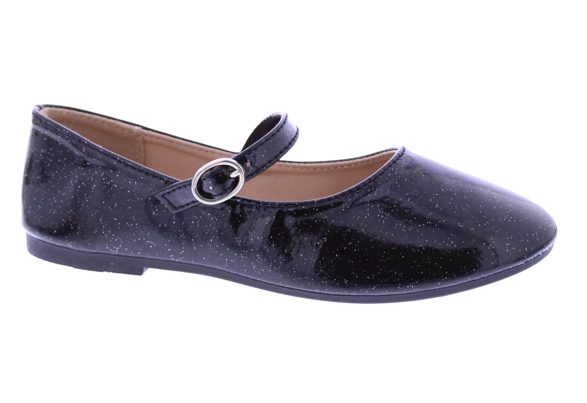 Girls Patent Glitter Mary Jane