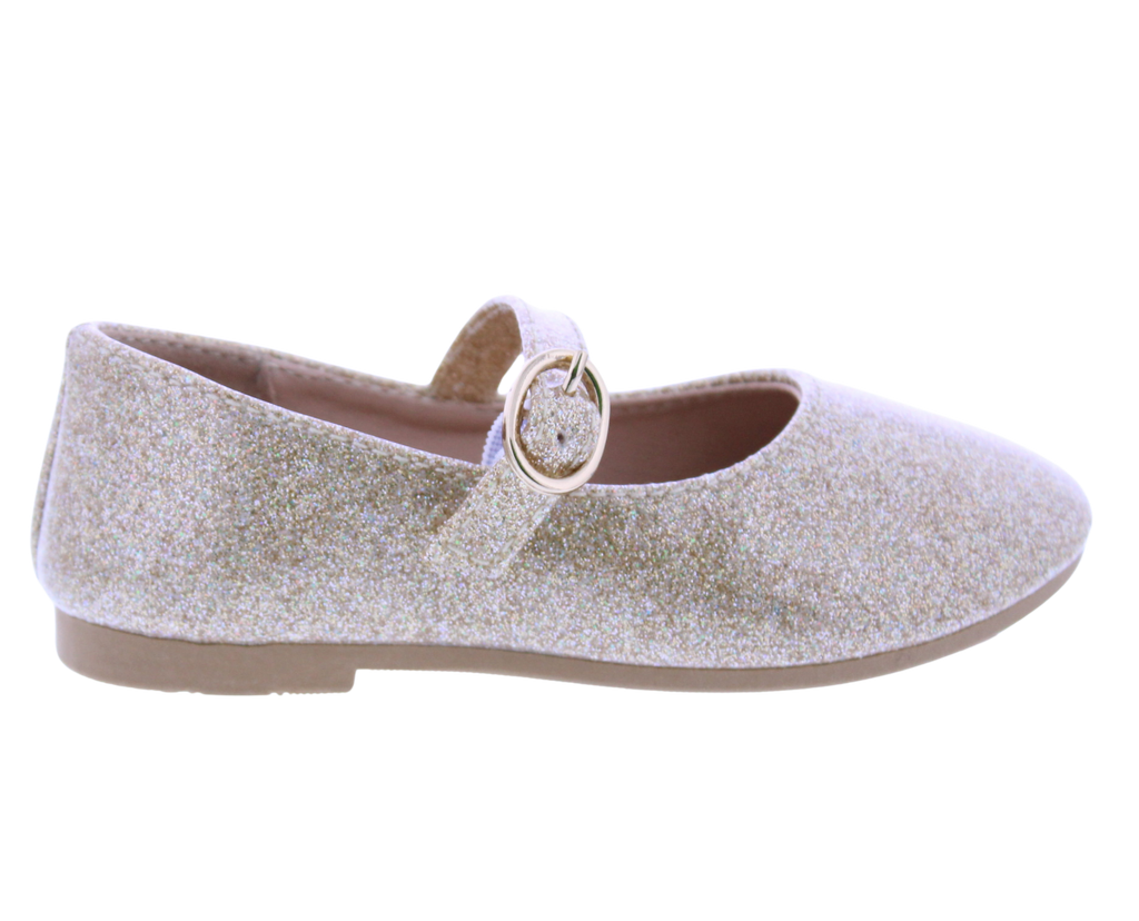 Girls Patent Glitter Mary Jane