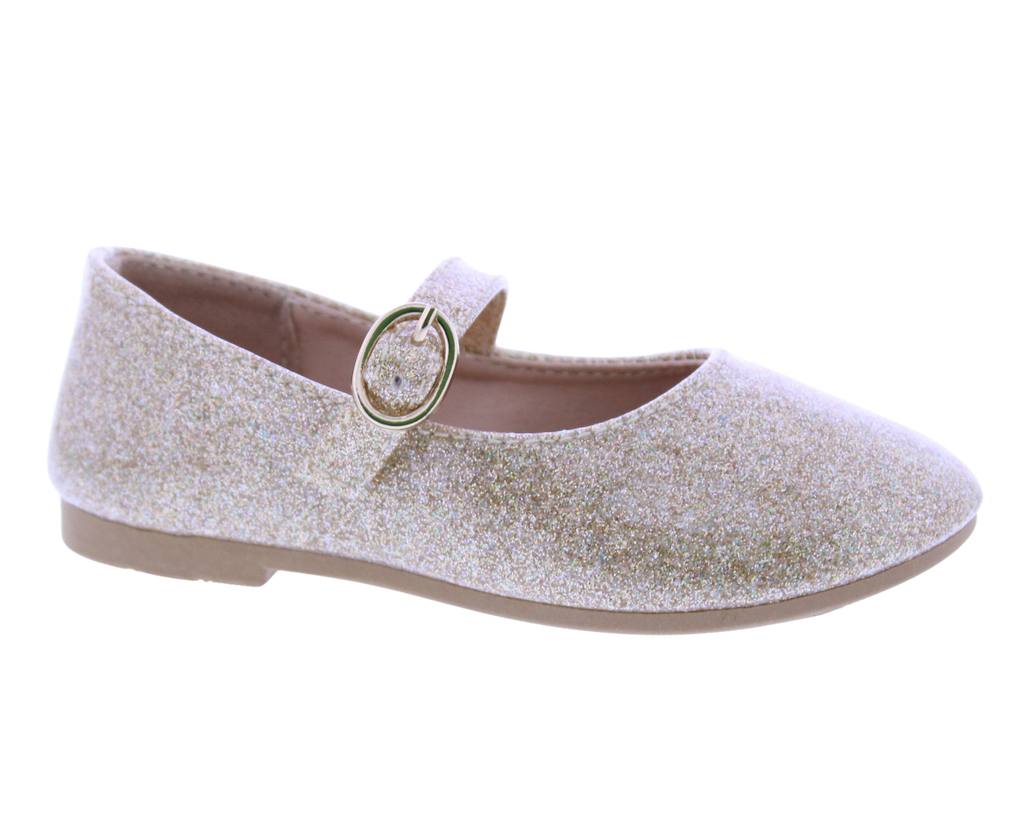 Girls Patent Glitter Mary Jane