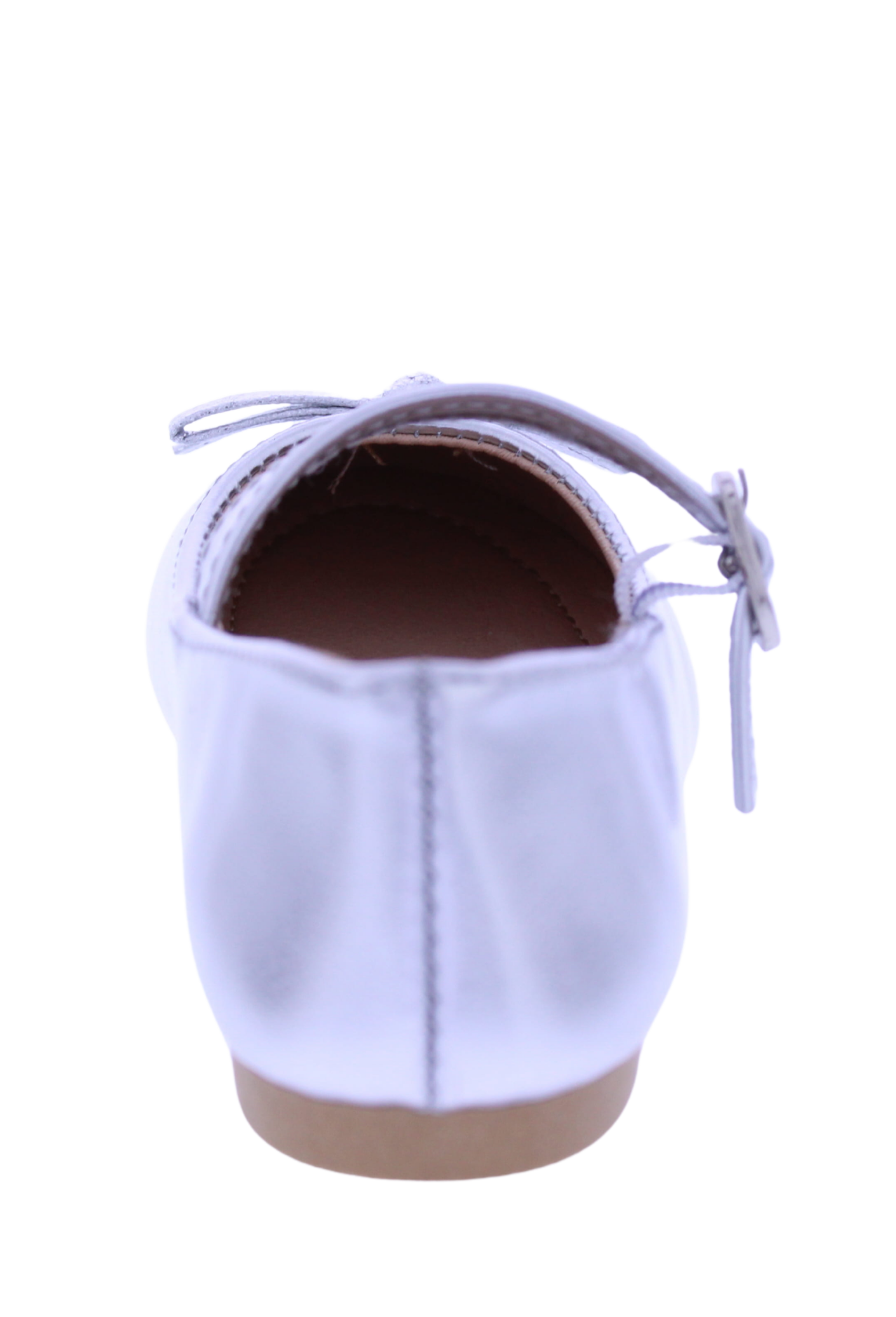 Girls Mary Jane with Metallic Bow
