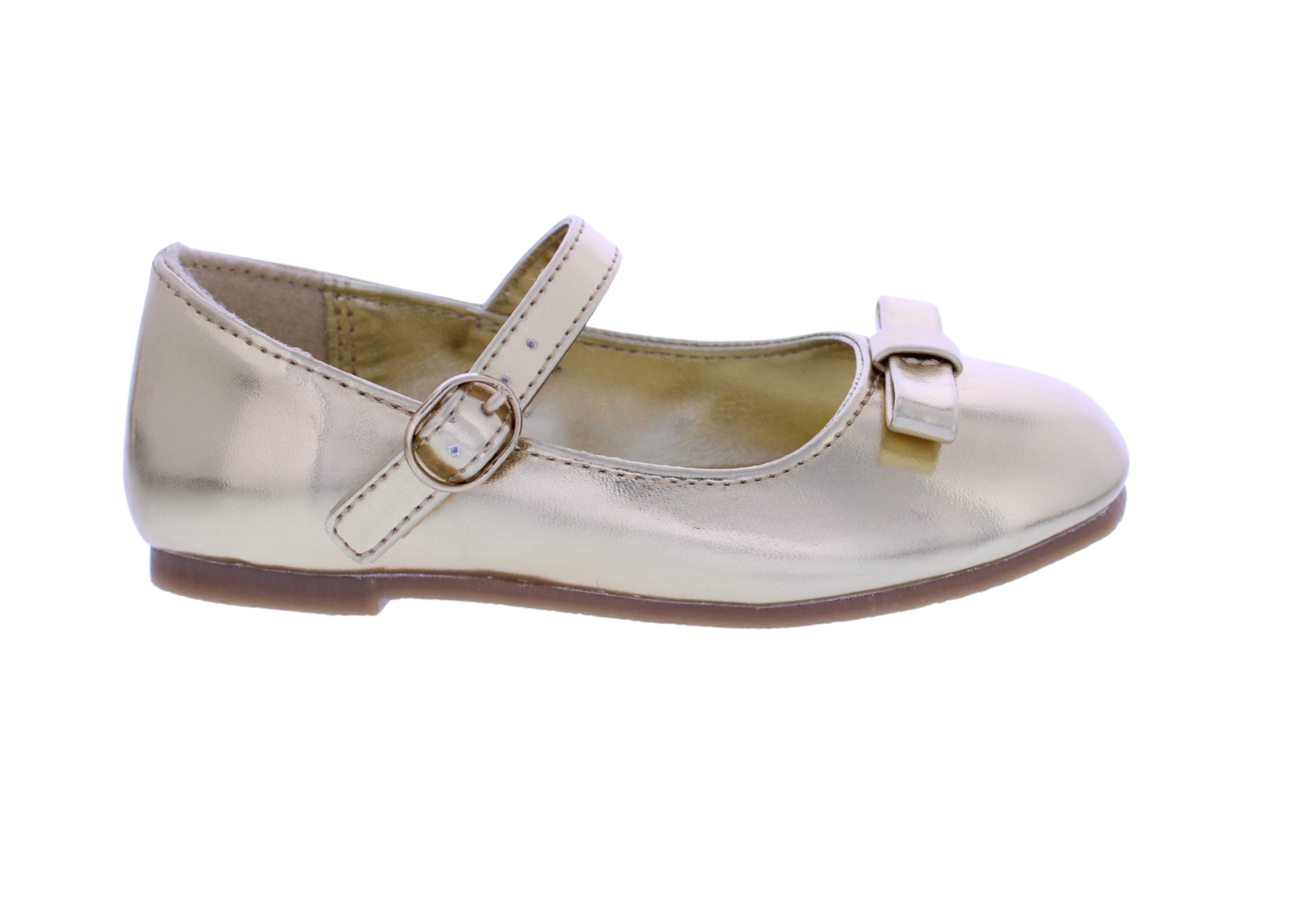 Girls Mary Jane with Folded Bow