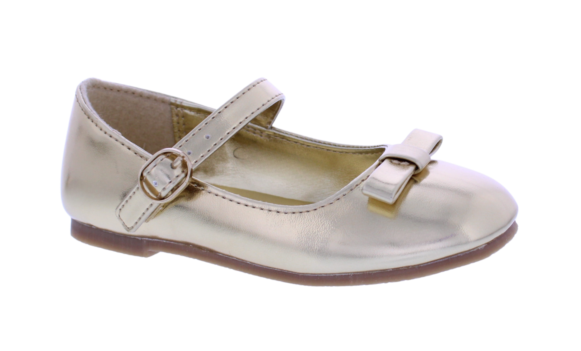 Girls Mary Jane with Folded Bow