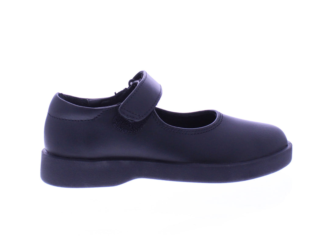 Girls Velcro School Shoe