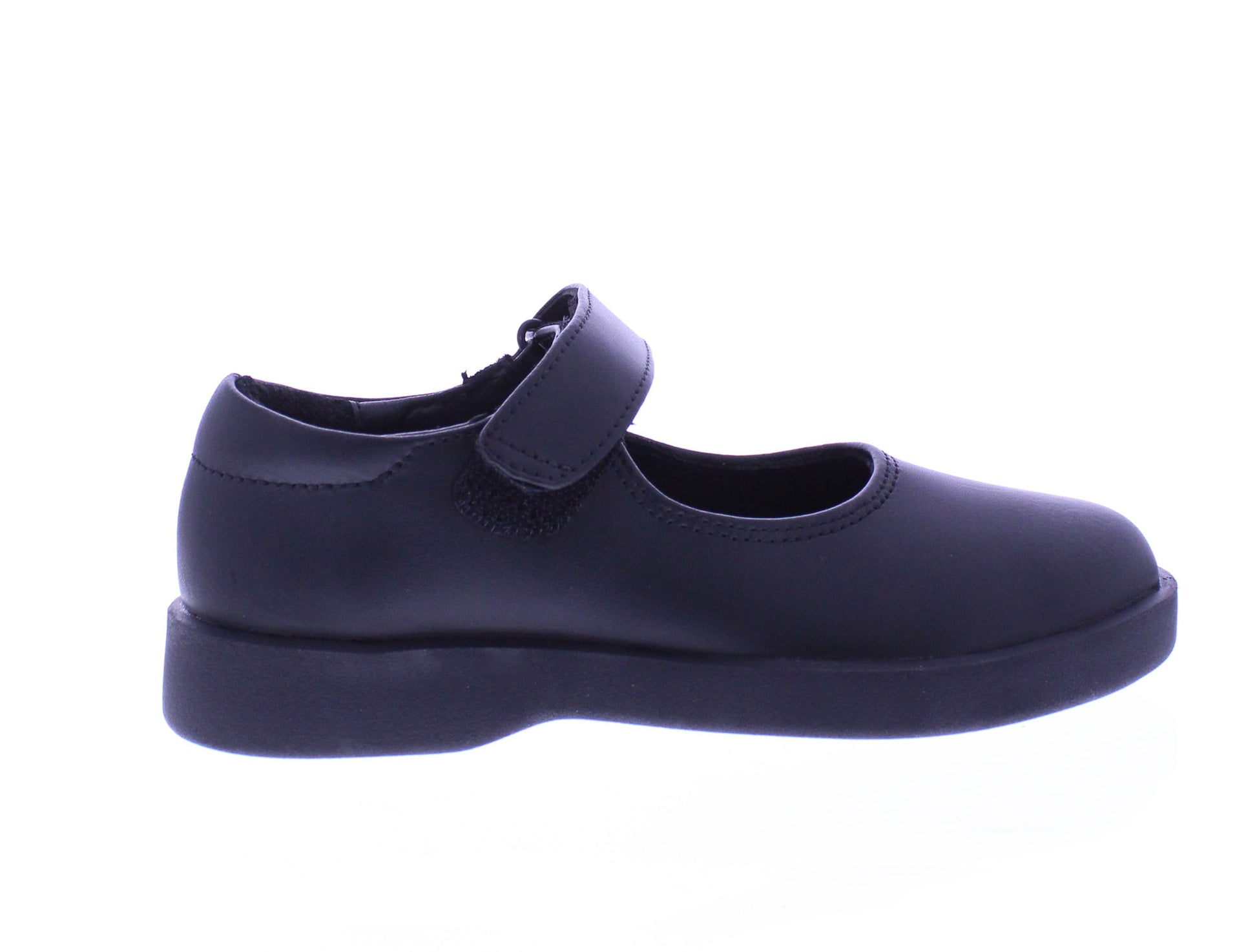 Girls Velcro School Shoe