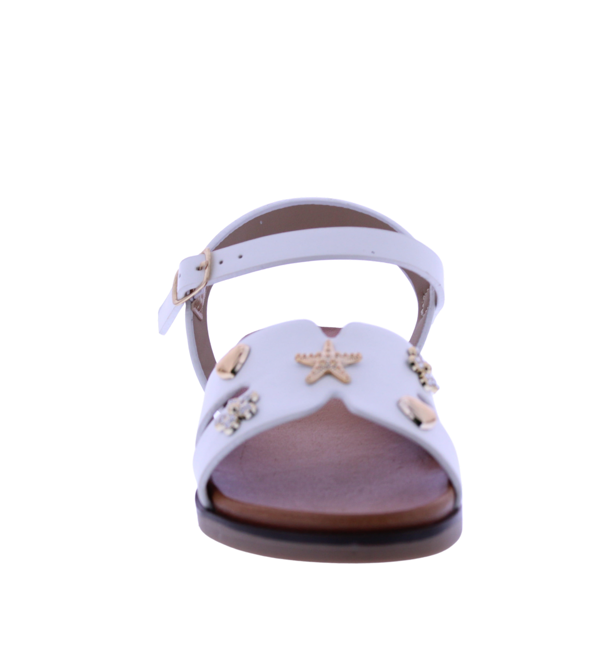 Girls Metal Charm Sandal