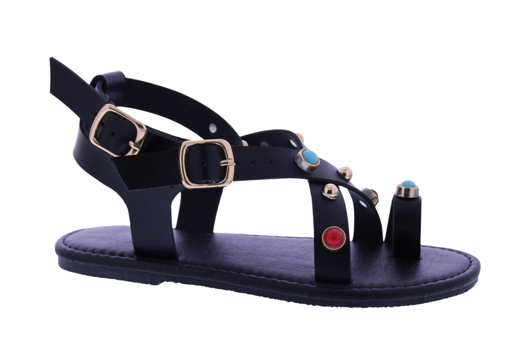 Girls Multicolor Charm Sandal