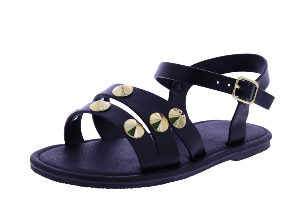 Girls' Studded Strappy Sandals