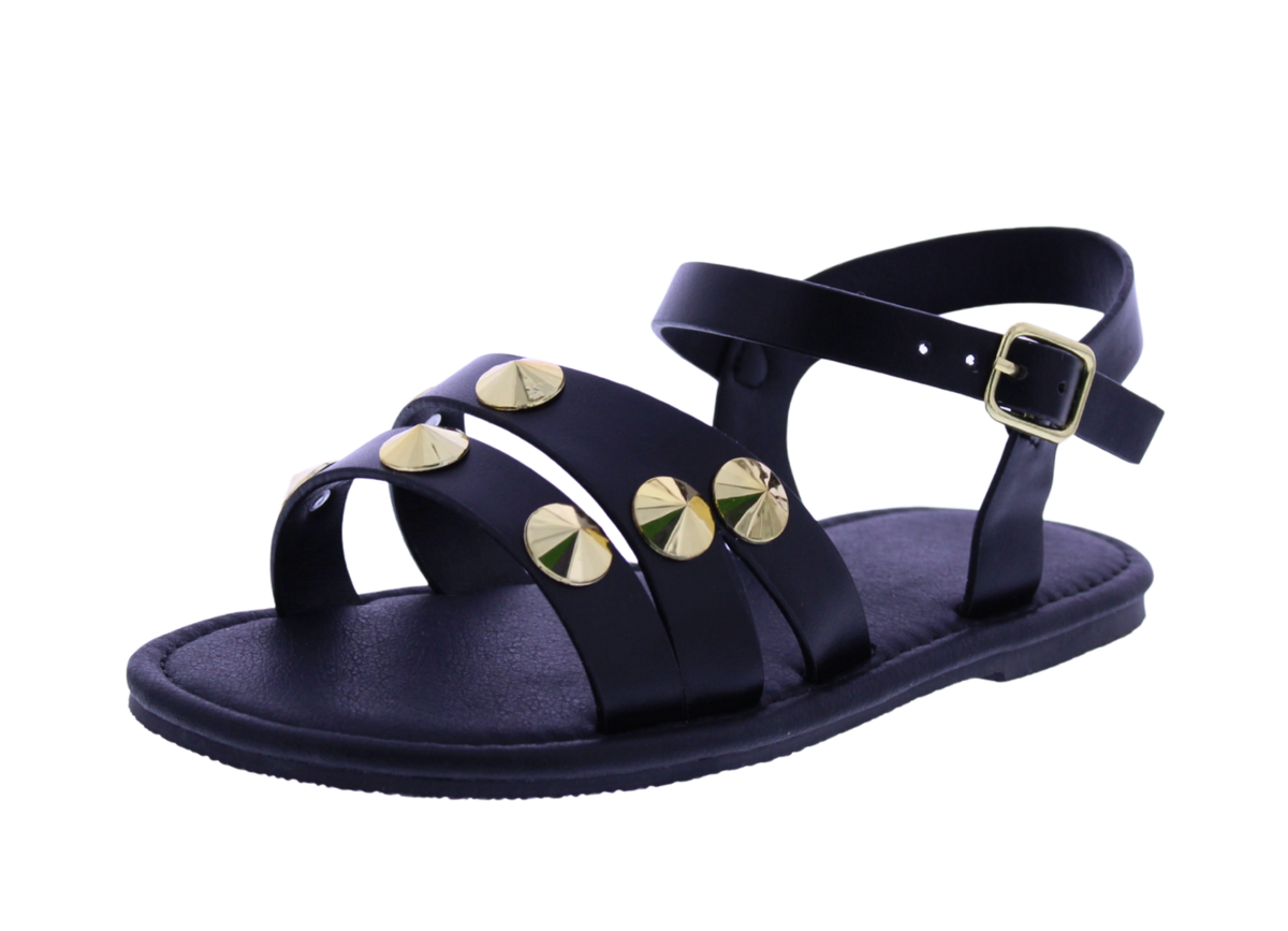 Girls' Studded Strappy Sandals