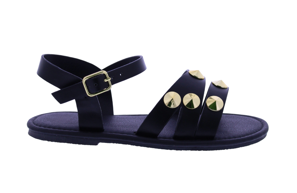 Girls' Studded Strappy Sandals