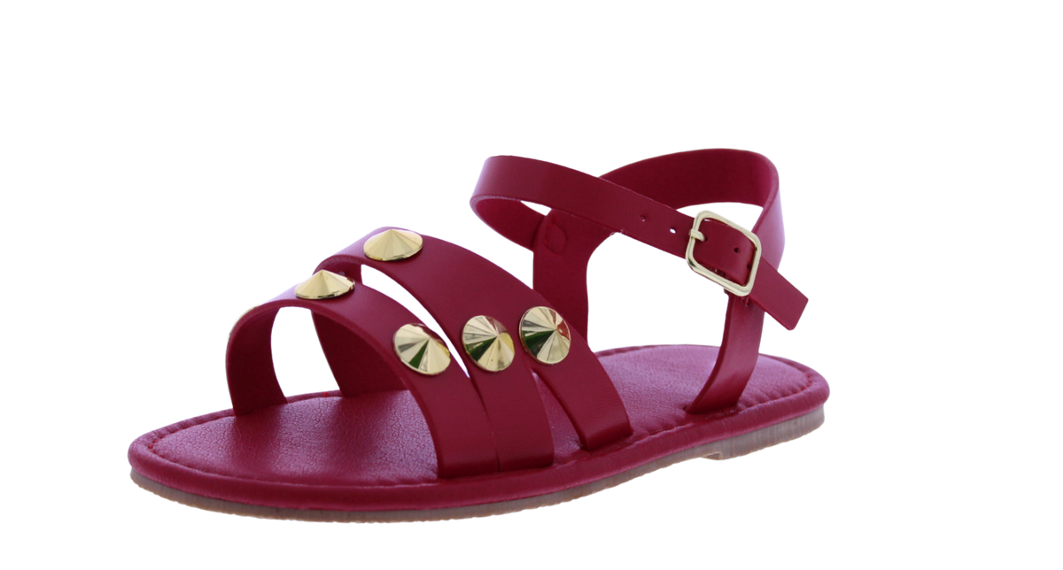 Girls' Studded Strappy Sandals