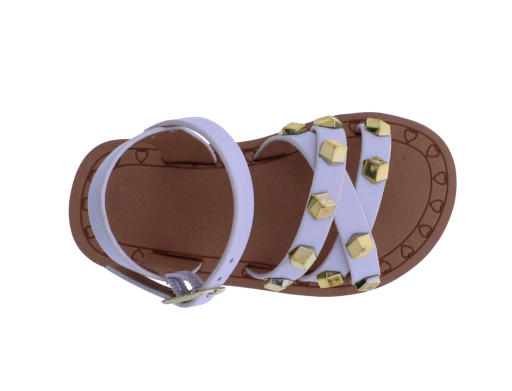Girls' Embellished Crisscross Sandal