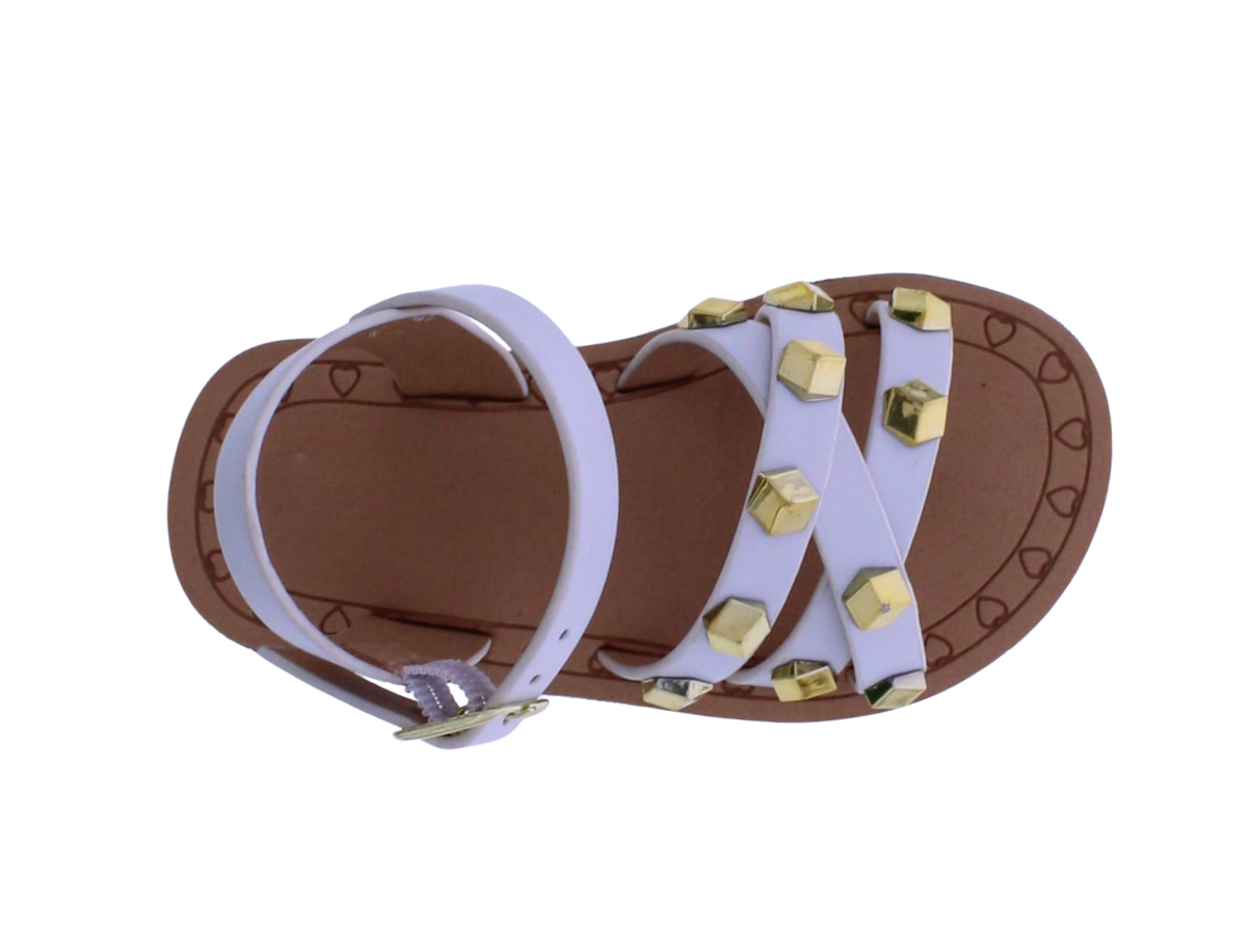 Girls' Embellished Crisscross Sandal