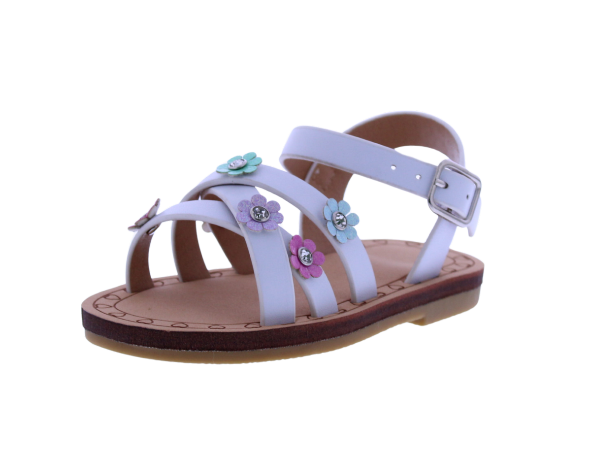 Girls' Embellished Crisscross Sandal