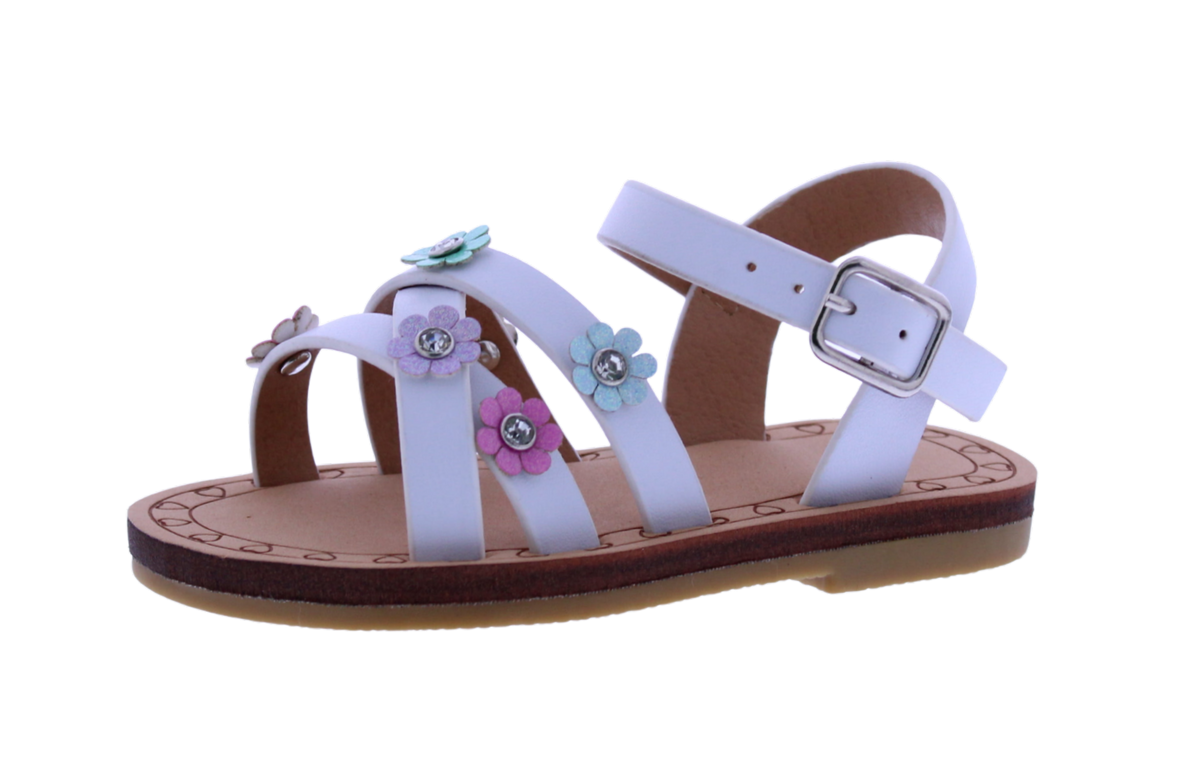 Girls' Embellished Crisscross Sandal
