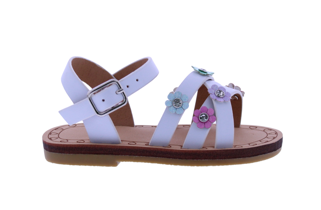 Girls' Embellished Crisscross Sandal