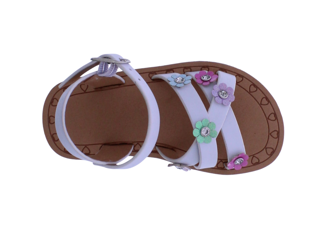 Girls' Embellished Crisscross Sandal