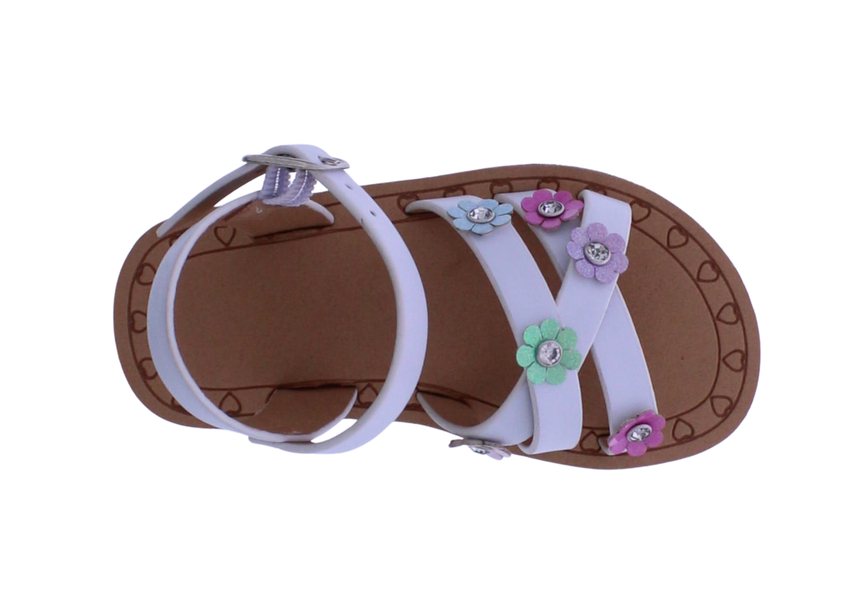 Girls' Embellished Crisscross Sandal