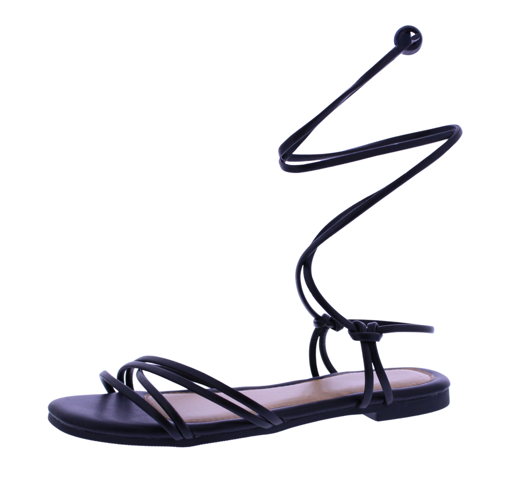 Girls' Tie-Up Gladiator Sandal
