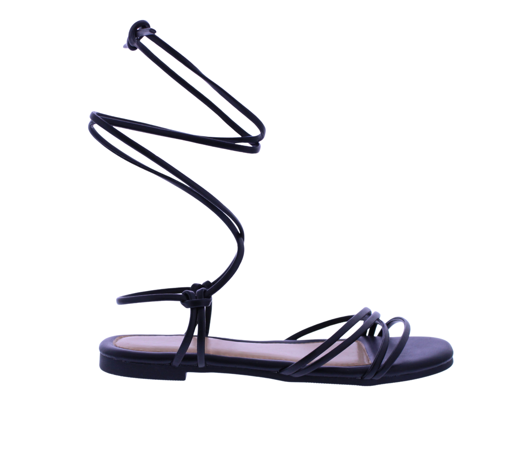 Girls' Tie-Up Gladiator Sandal