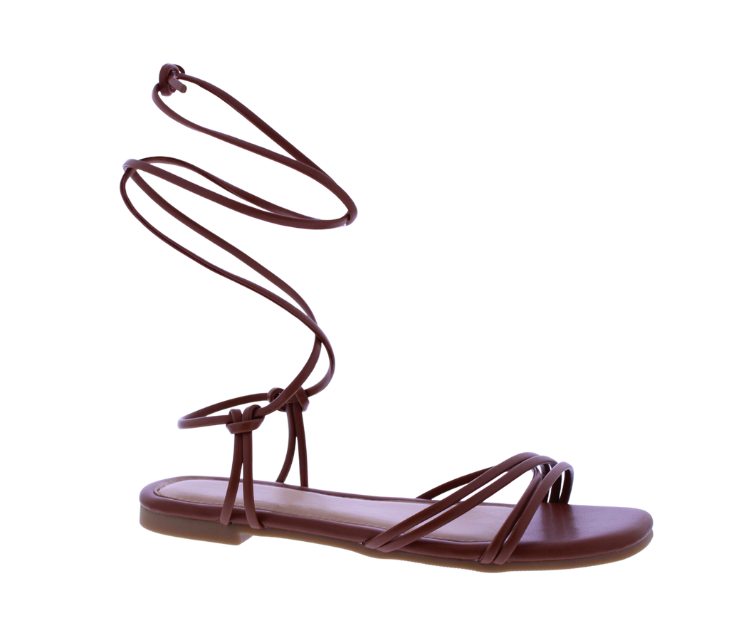Girls' Tie-Up Gladiator Sandal