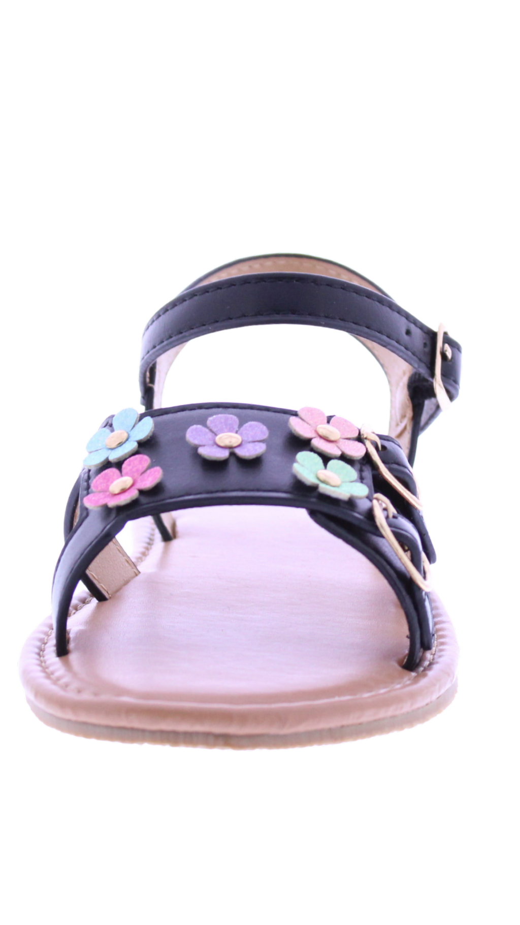 Girls' Blossom Double-Buckle Sandal