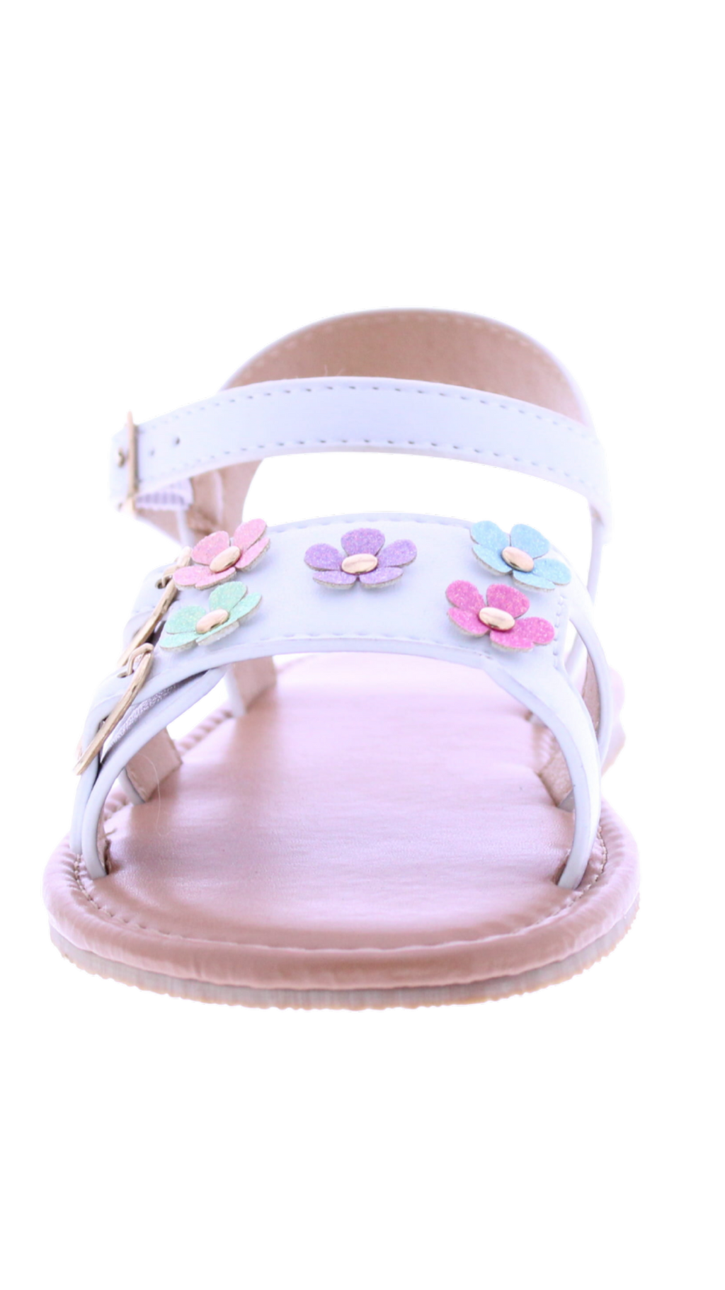 Girls' Blossom Double-Buckle Sandal