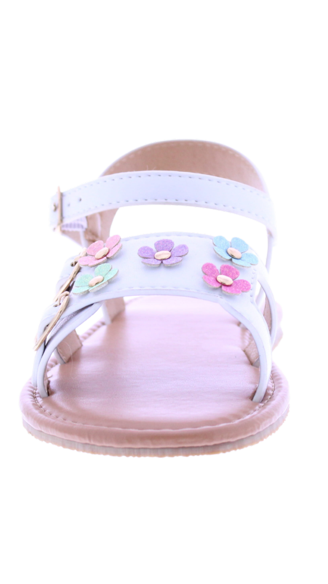 Girls' Blossom Double-Buckle Sandal