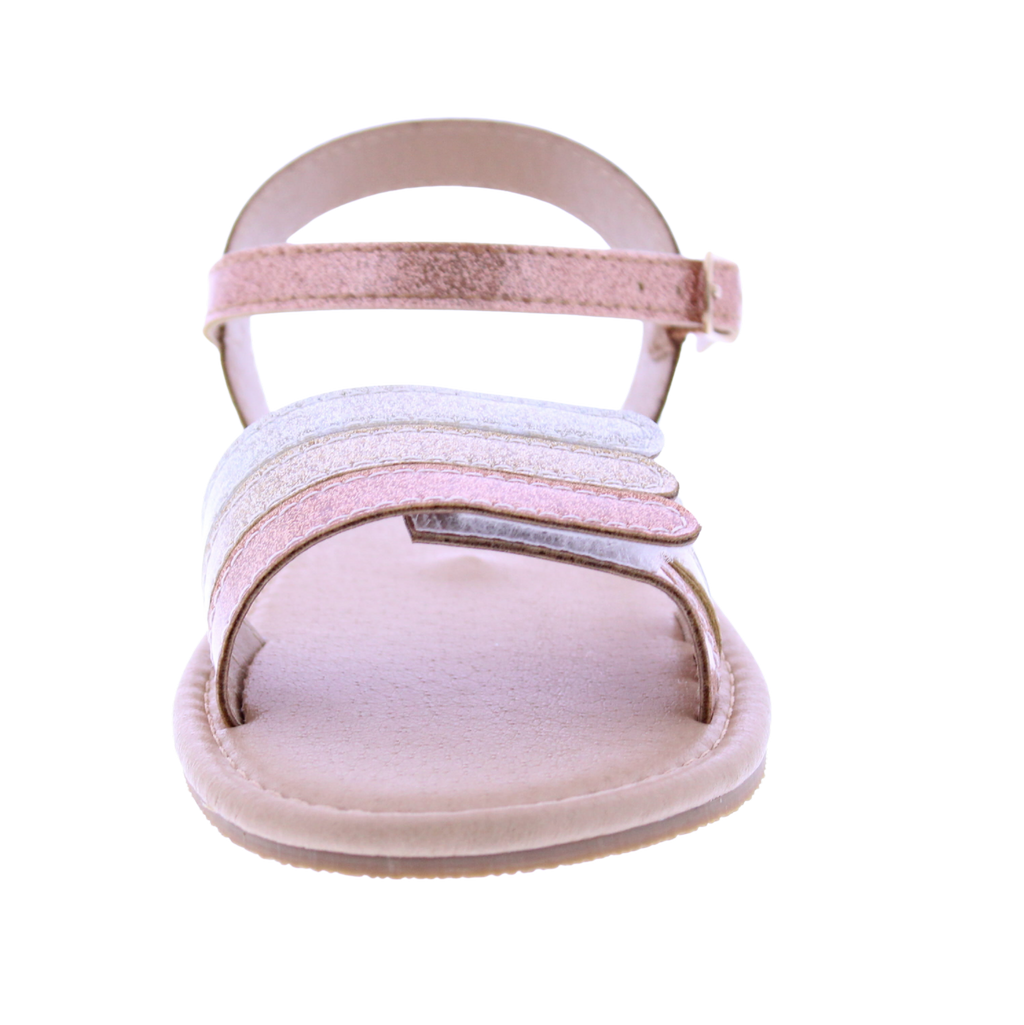 Girls Patent Glitter with Velcro