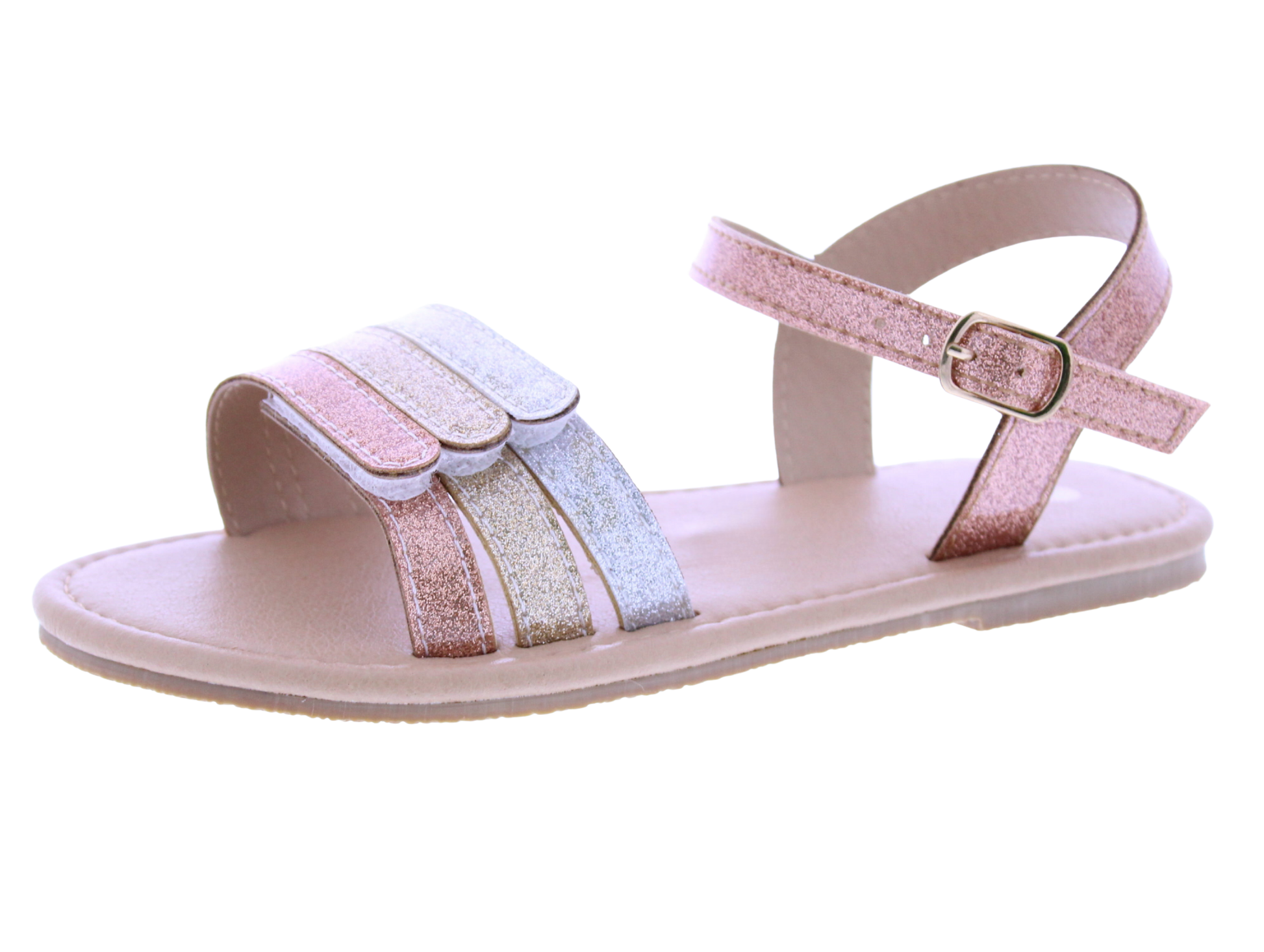 Girls Patent Glitter with Velcro