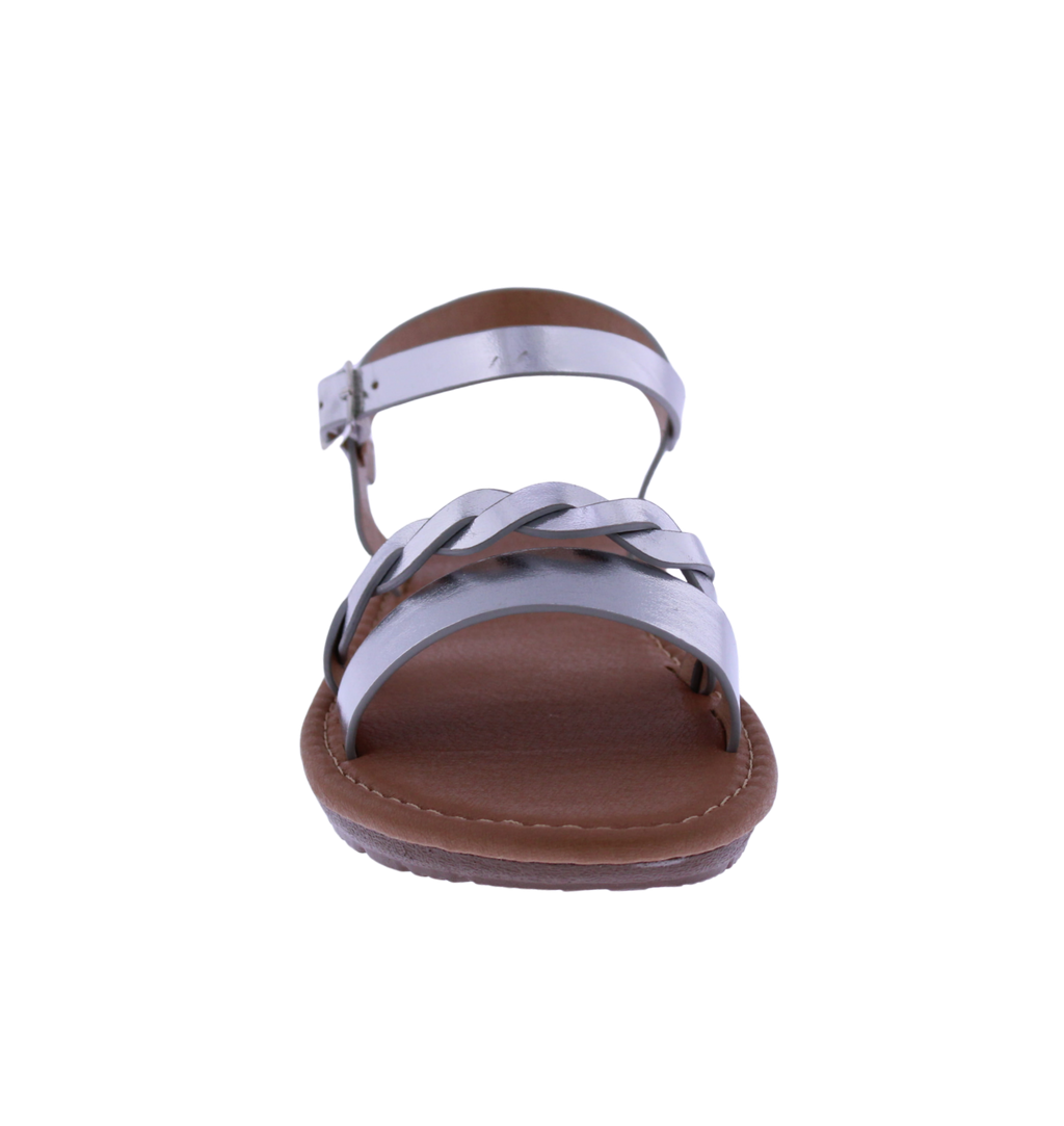 Girls Braided Band Sandal