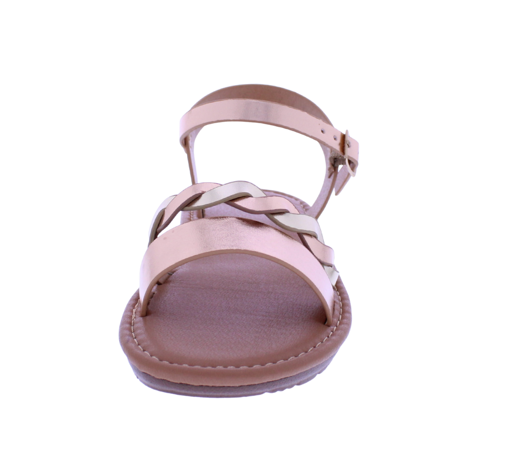 Girls Braided Band Sandal